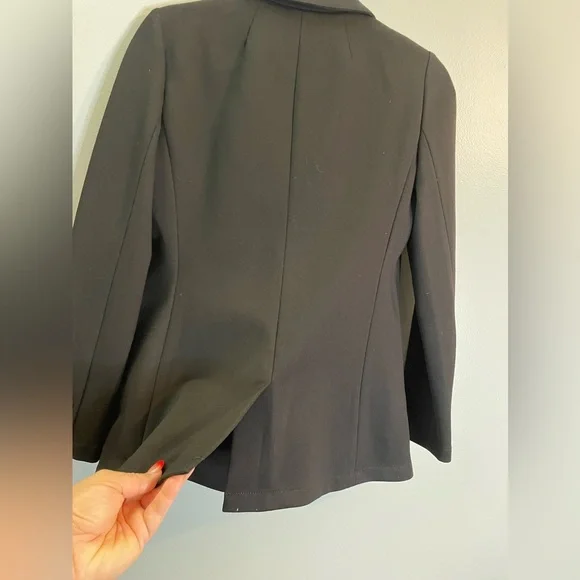J.CREW Patch Pocket Blazer fabric from Italy Mario Belucci, Black Size 2 NWT - Picture 10 of 10